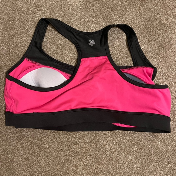 Tek gear pink and black sports bra - Picture 2 of 3